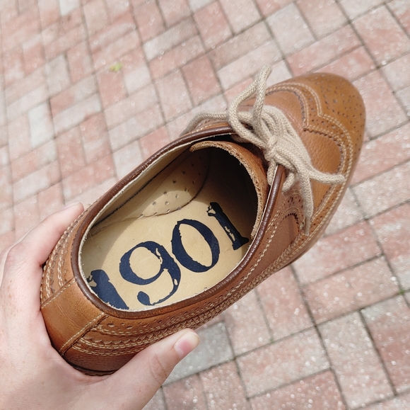 1901 Nordstrom Kyle Longwing Leather Brogues Sz 8M - Picture 8 of 13